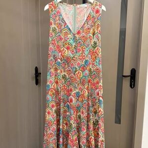 Colorful Paisley Maxi Dress